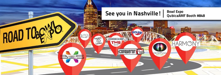 QubicaAMF Road To BowlExpo home banner