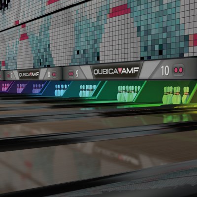 QubicaAMF Lane Lightning CenterPunch square tile